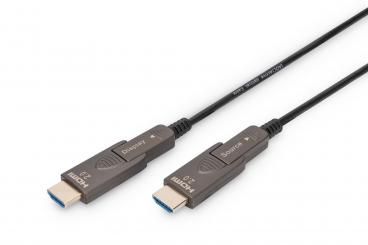 4K - HDMI AOC Hybrid Glasfaserkabel mit 10m abnehmbaren Stecker 